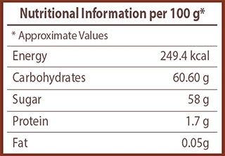 HERSHEY'S SYRUP Caramel Nutritional Chart